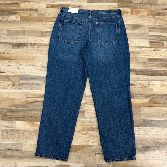 NWT ANA Highest Rise Dad Jeans Womens 16 Straight Leg Button Fly a.n.a - Picture 4 of 11
